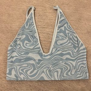 Tilly’s blue “full tilt” top. Size Small /Medium.